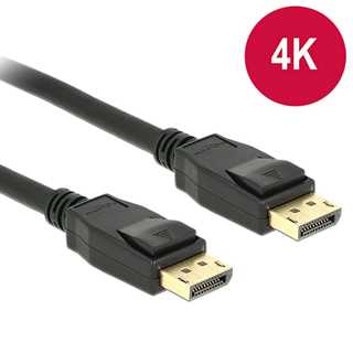 DELOCK Kabel DisplayPort 1.2 Stecker > DisplayPort Stecker 5 m schwarz 4K
