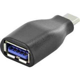 DIGITUS USB Type-C Adapter, Type-C - A-Buchse, schwarz
