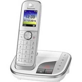 Panasonic KX-TGJ320GW schnurloses DECT Festnetztelefon mit AB weiß