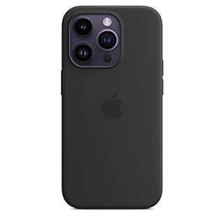 Apple Original iPhone 14 Pro Silikon Case mit MagSafe Mitternacht