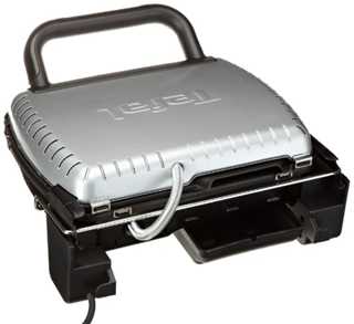 Tefal GC 3050 Kontaktgrill 2in1 Schwarz/Silber