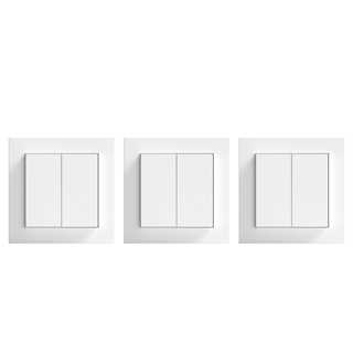 Senic Friends of Hue Switch matt weiß batterieloses 3-fach Schalterset