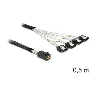 Delock Mini SAS HD SFF-8643 -> 4x SATA
