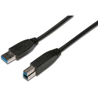 Digitus USB-A > USB-B (ST-ST) 1.8m Digitus Black