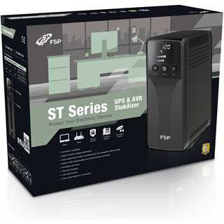 FSP ST 1200 Tower 1200VA 720W RJ45 Ausgang 4x Schuko