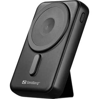 Sandberg 420-94 Mag Wireless Powerbank 10000mAh 22,5W QC3.0 USB-A/USB-C Schwarz