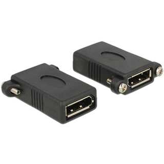 DELOCK Adapter DisplayPort 1.1 Buchse > DisplayPort Buchse zum Einbau