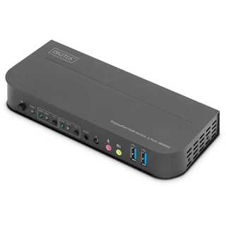 Digitus DS-12850 KVM-Switch 2-Port 4K/60Hz 2x DP > 1x DP/HDMI