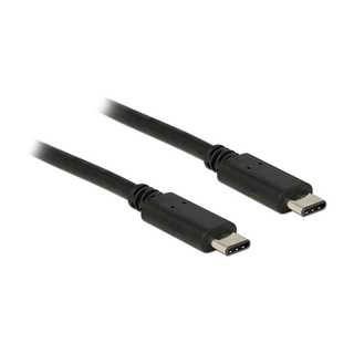 USB3.1 C > USB Type-C™ Stecker 1,0 m schwarz 3 A Delock