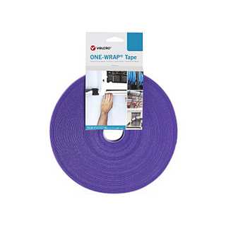 VELCRO One Wrap Band 20 mm breit, violett, 25 m