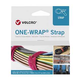 VELCRO One Wrap Strap 13mm x 200mm, 25 Stck, orange