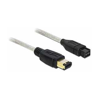 Delock Kabel FireWire 9 Pin Stecker > 6 Pin Stecker 1 m