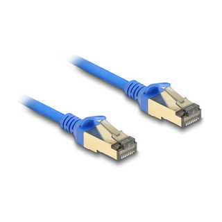 Delock RJ45 Netzwerkkabel Cat.8.1 F/FTP Slim 2 m blau