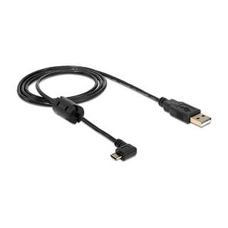 Delock Kabel USB-A Stecker > USB micro-B Stecker gewinkelt 270°
