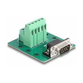 D-Sub 9 Pin Stecker zu Terminalblock für Hutschiene