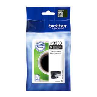 Brother Tintenpatrone LC-3233BK Schwarz (ca. 3000 Seiten)