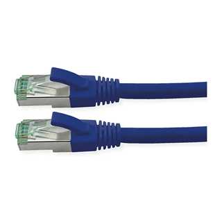 ROLINE RM Patchkabel Cat.6A S/FTP (PiMF), blau, 3 m