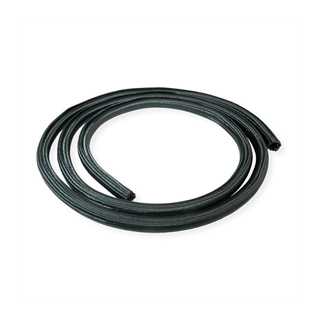 ROLINE PVC Gewebeschlauch fr Kabelbndelung, selbst-schliessend, schwarz, 2,5 m