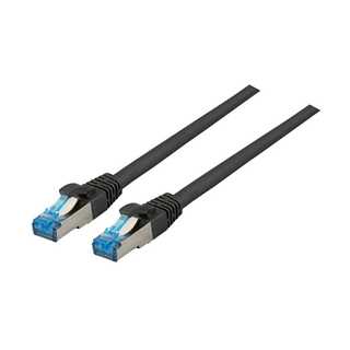 EFB RJ45 Patchk. S/FTP Cat.6A Cat7 TPE superflex 10.00m schw
