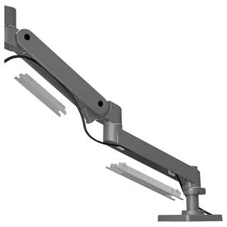 Ergotron LX Pro - Befestigungskit (Gelenkarm) - modular - für LCD-Display - Dunkelgrau - Bildschirmgröße: bis zu 86,4 cm (bis zu 34 Zoll)