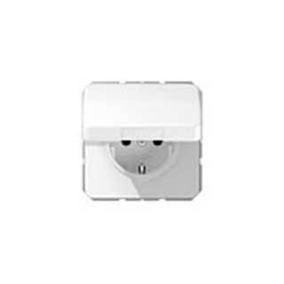 Jung CD1520BFKLWW SCHUKO Steckdose m.Klappd. 16A 250V CD alpin