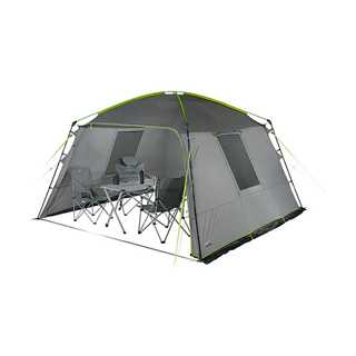 High Peak Pavillon Cabana (grau/limette, 3,5m x 3,5m)