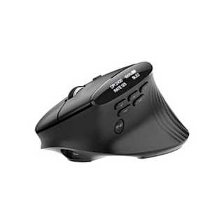 Acer Smart Fit - Maus - vertikal - ergonomisch - Laser - 10 Tasten - kabellos - 2.4 GHz, Bluetooth 5.0 - kabelloser Empfänger (USB)