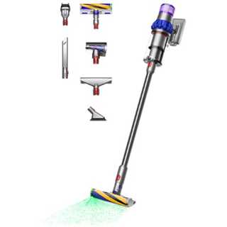 Dyson V15 Detect Fluffy Kabelloser Staubsauger (Nickel/Blau)