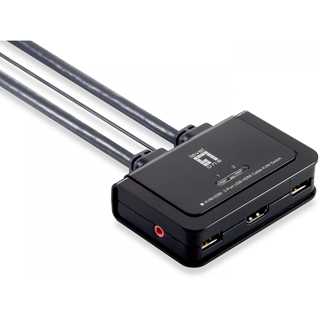 KVM Switch 0290 2-Port Kabel. HDMI. USB. Audio