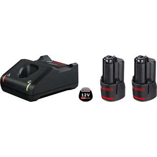 Bosch 2x 3.0Ah. GAL 12V-40 Akku