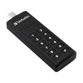 STICK 32GB Verbatim 3.2 Typ C Keypad Secure Drive AES
