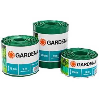 Gardena Raseneinfassung grün Rolle 20 cm hoch 9 m lang