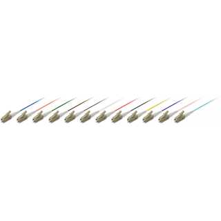 Equip LC/PC Pigtail Multi Mode Duplex OM3 1Set/12Stk. 1.0m