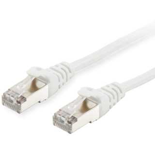 Equip Patchkabel Cat6A S/FTP 2xRJ45 1.00m weiß LSZH Polybeutel