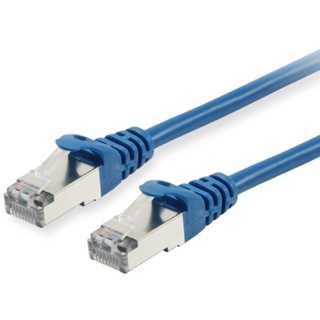 Equip Patchkabel Cat6A S/FTP 2xRJ45 30.00m blau LSZH Polybeutel