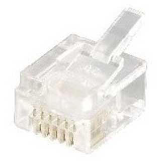 Equip Modularstecker Western 6P6C RJ12 100 Stück