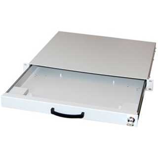 Equip Tastatureinschub abschließbar ausziehbar 1U grau