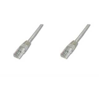 DIGITUS Patchkabel Cat5e U/UTP 2xRJ45 5,0m CCA grau Hebels. Polybeutel