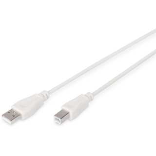 DIGITUS USB 2.0 Anschlusskabel Typ A -B St/St 1.8m, be