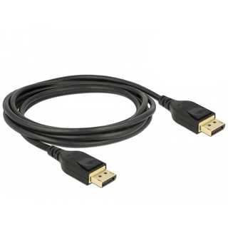 DELOCK DisplayPort Kabel 8K 60 Hz 3 m DP 8K zertifiziert