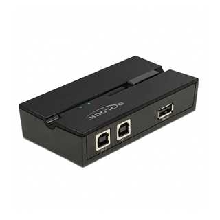 DELOCK USB 2.0 Switch fr 2 PC an 1 Gert