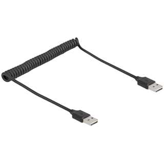 Delock Spiralkabel EASY-USB 2.0 Typ-A Stecker zu EASY-USB