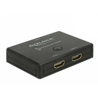 DELOCK HDMI 2 - 1 Umschalter bidirektional 4K 60 Hz