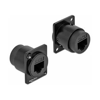 DELOCK D-Typ Modul RJ45 Cat.6 Buchse zu Buchse