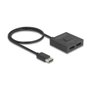 DELOCK DisplayPort Switch 2 auf 1 bidirektional 8K