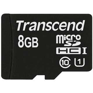 CARD microSD Card 8GB Transcend SDHC UHS1 (ohne Adapter)