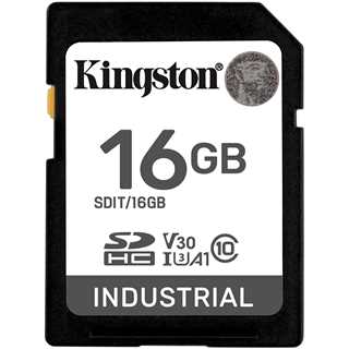 CARD Card 16GB Kingston HC Industrial -40C to 85C retail