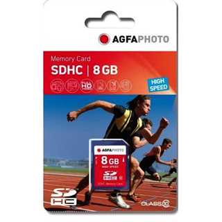 CARD AgfaPhoto sdhcKarte 8GB High Speed Class 10 UHS I U1 V10