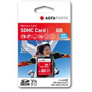 CARD AgfaPhoto sdhc Karte 16GB High Speed Class 10 UHS I U1 V10