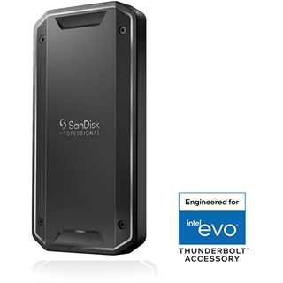 SANDISK Professional Pro G40 4TB Thunderbolt 3 40Gbps USB-C 10Gbps Ultra-rugged IP68 dust/water resistance